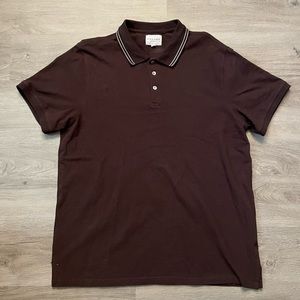 Five Four brown shortsleeve polo XL, never worn